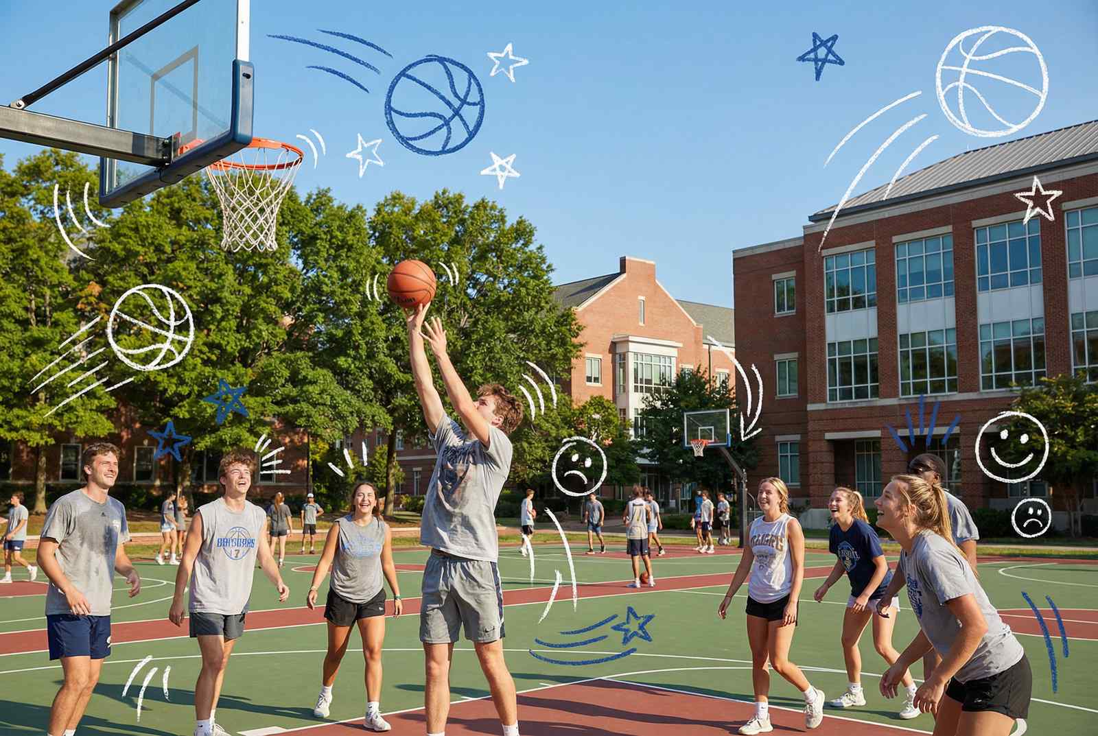 ng体育 - 校园篮球赛事报道配图